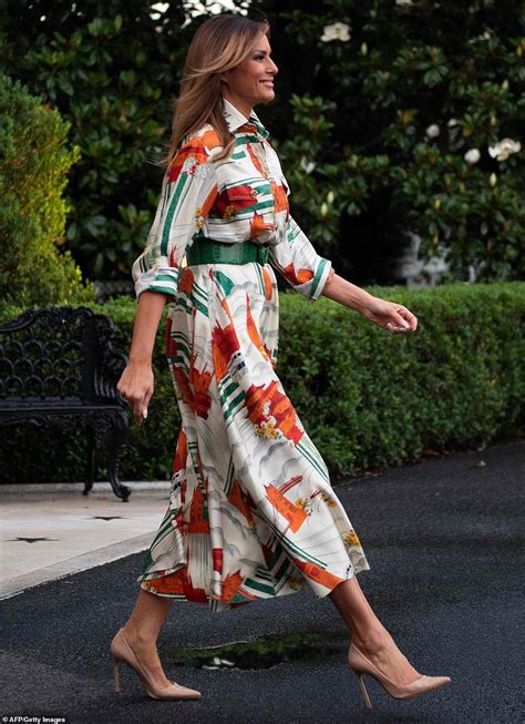 melania gucci dress london|Melania Trump’s Gucci dress: First Lady heads to London in .